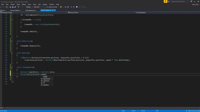 2D Top Down Shooter - Enemy AI смотреть онлайн