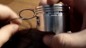 работа 4т скутера и правильная установка поршневых колец