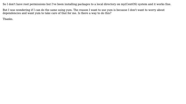 Unix & Linux: Install using YUM without root permissions смотреть онлайн