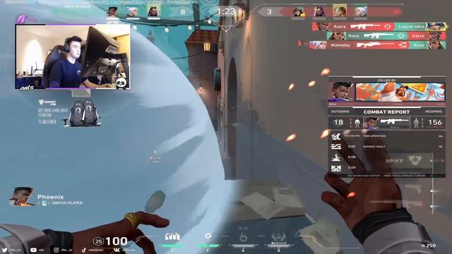 NEW MAP PEARL! 6.11 PATCH! LIQUID NATS NEON VALORANT RANKED GAMEPLAY [Full Match VOD] смотреть онлайн