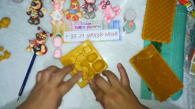 🐞🐝👉Estojo Usando gabarito e aplique de massa de Eva com modelador FAZENDINHA смотреть онлайн