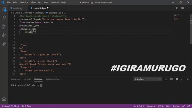 Python for Beginner 18 || simple game part1 смотреть онлайн