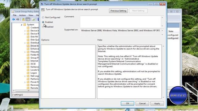How To Disable Automatic Driver Installation In Windows 7 / Vista by Britec смотреть онлайн