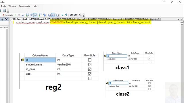 sql tutorial for beginners: How to merge two columns from two tables in one column using outer join смотреть онлайн