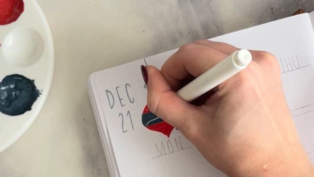 December 2021 Plan With Me | Scandinavian Folk Art Winter