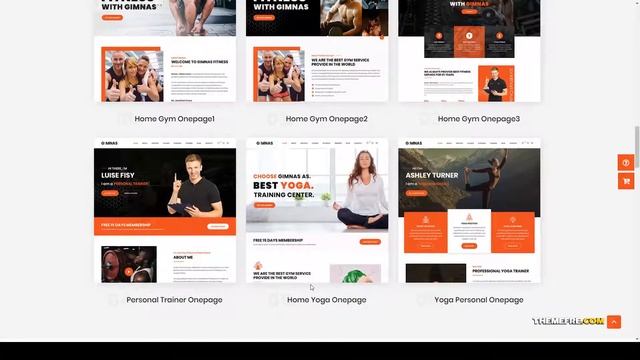 Gimnas - Gym Fitness WordPress Theme exercise running Aoi смотреть онлайн