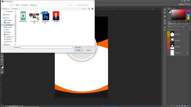 Template Design ID Card Free Download File CDR & PSD смотреть онлайн
