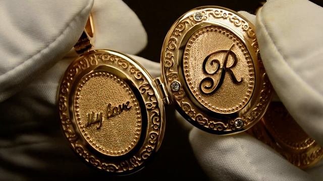 Парные украшения?❤? именные медальоны с фото и бриллиантами на заказ из красного золота смотреть онлайн
