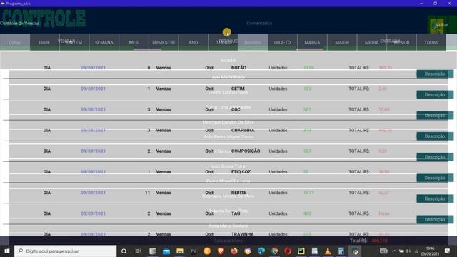 Programa para controle e venda - FEITO PELO FRAMEWORK KIVY E PYTHON смотреть онлайн