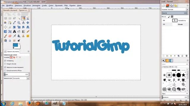 Come fare la scritta glitter con Gimp 2.8 смотреть онлайн
