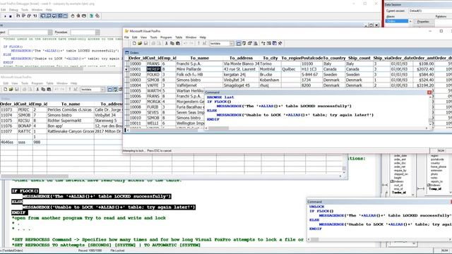 VFP SQL by example - Movie 19 - Select, SHARE, EXCLUSIVE, SET EXCLUSIVE, File LOCK, Record LOCK, смотреть онлайн