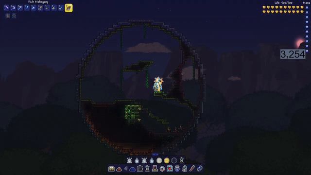 TERRARIA 1.3 MINI JUNGLE BIOME SPHERE - BIOME BUBBLE SPEED BUILD - TERRARIA BUILDS смотреть онлайн