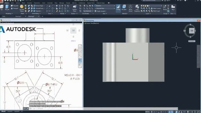 Mini Crankcase In AutoCAD | Mini Crankcase AutoCAD | SparkCAD Mechanical смотреть онлайн
