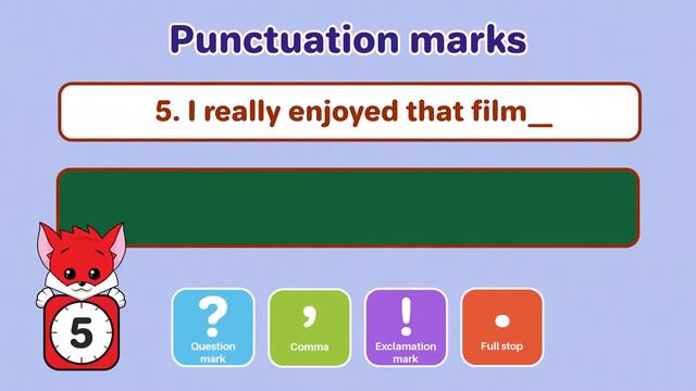 English Quiz For Kids | Punctuation | Learn English for Kids смотреть онлайн