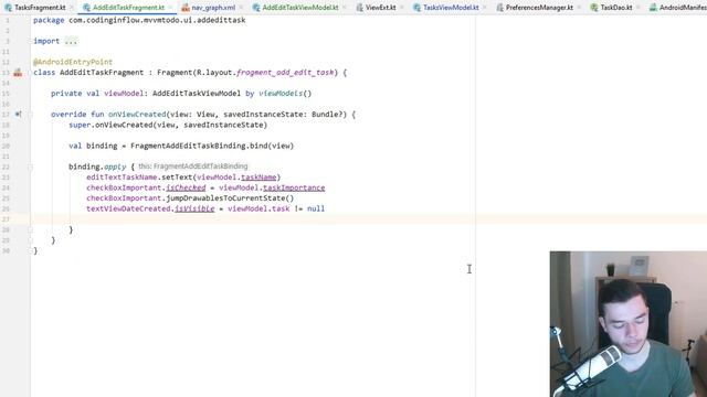 Nav Args & SavedStateHandle - MVVM To-Do List App with Flow and Architecture Components #11 смотреть онлайн