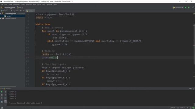 Podstawy PyGame [#3] Korzystanie z Clock, co to jest delta time смотреть онлайн