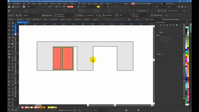 Рисуем при помощи аксонометрических проекций в программе CorelDesigner Часть 1 смотреть онлайн