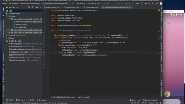 Android Data Binding : Binding Static Data with Binding Adapters смотреть онлайн
