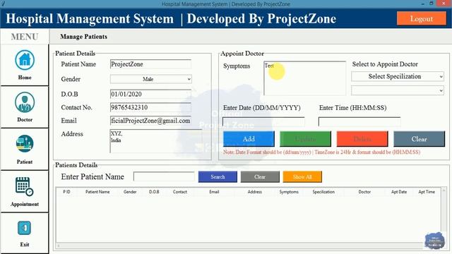 Hospital Management System with Database in Python | Complete Project смотреть онлайн