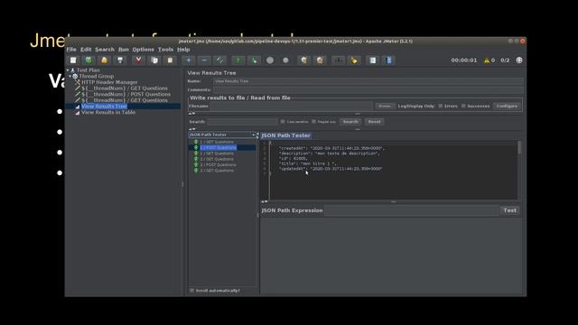 Pipeline Devops - 1.52. JMETER : json extractor, debug, variables... смотреть онлайн