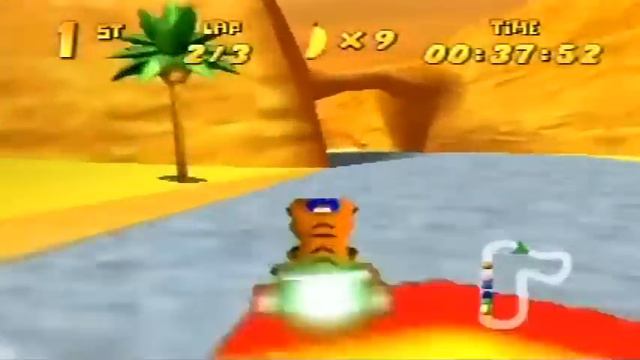 Diddy Kong Racing Adventure Two Walkthrough Part 3 - Dino Domain Trophy Race смотреть онлайн