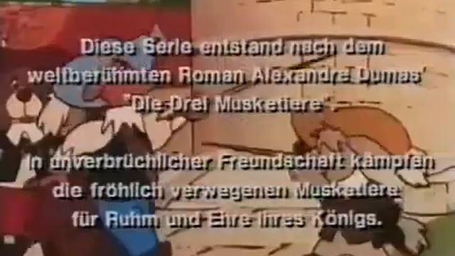 Пёс Д'Артаньян и три мушкетёра — Заставка на немецком смотреть онлайн