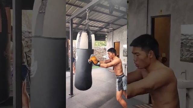 Heavy bag Muaythai ?? #muaythai #muaythaiclass #muaythaitechnique #trainingcamp смотреть онлайн