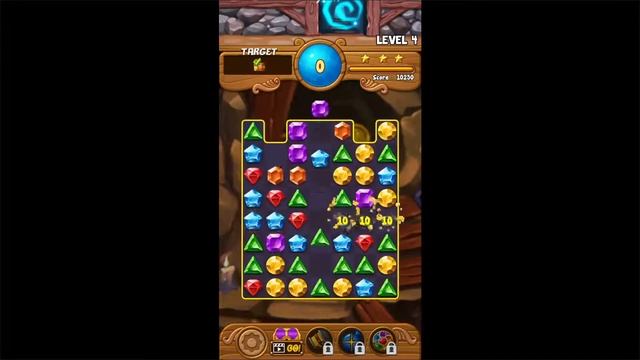 Jewels Time : Endless match (Gameplay Android) смотреть онлайн
