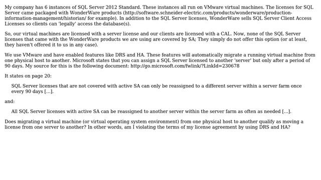 SQL Server licensing in a virtualised environment смотреть онлайн