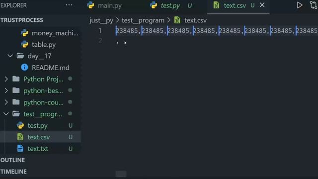 How to custom generate a csv file using Vscode смотреть онлайн