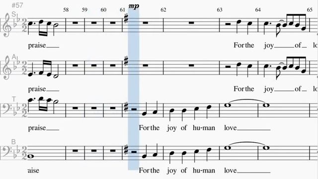 For the beauty of the earth, SATB, John Rutter смотреть онлайн