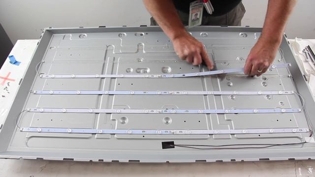 LG 50” LED TV - No Picture Bad Backlights - How To Replace LED Strips 50LN