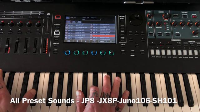 Roland Fantom Synth Model Expansion 2021 Show of Presets смотреть онлайн