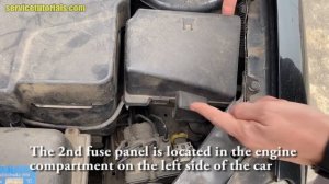 TUTORIAL: Peugeot 206 (2003-2006) fuse box and relay panel location and diagram (explanation)