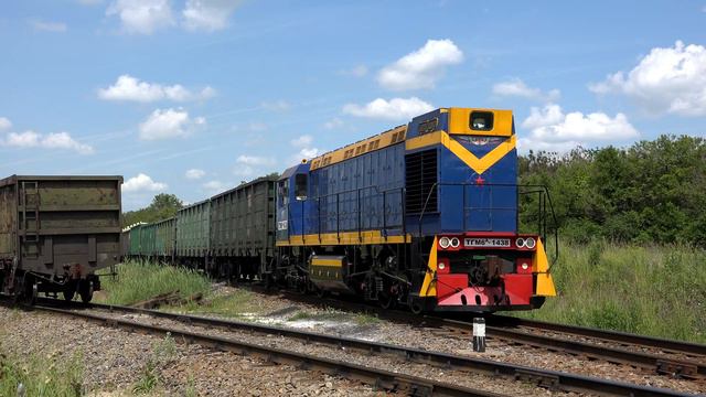 Маневровый тепловоз ТГМ6А-1438 смотреть онлайн