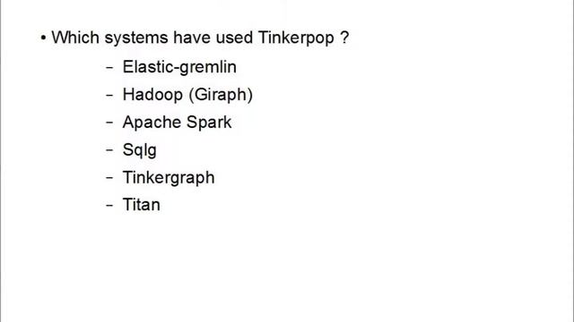 An introduction to Apache Tinkerpop смотреть онлайн