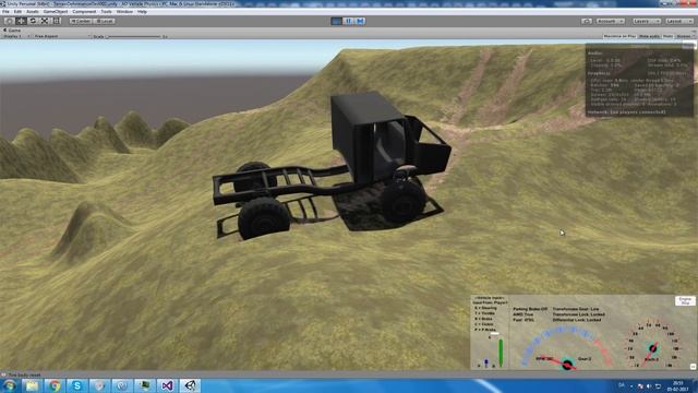 Unity Realistic Vehicle Physics - Real Time Terrain Deformation Test 5 смотреть онлайн