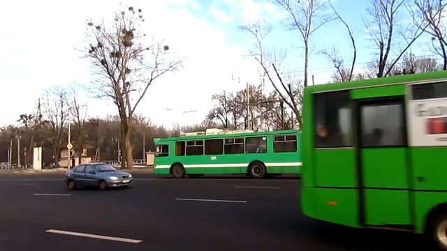 Троллейбус на ХТЗ | Харьков | Kharkiv trolleybus смотреть онлайн
