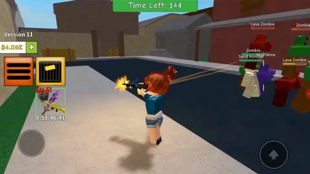 Roblox Zombie Attack Волны и босс смотреть онлайн