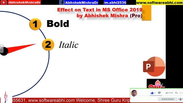 Effect on Text in MS Office 2019? by Abhishek Mishra (Pro) смотреть онлайн