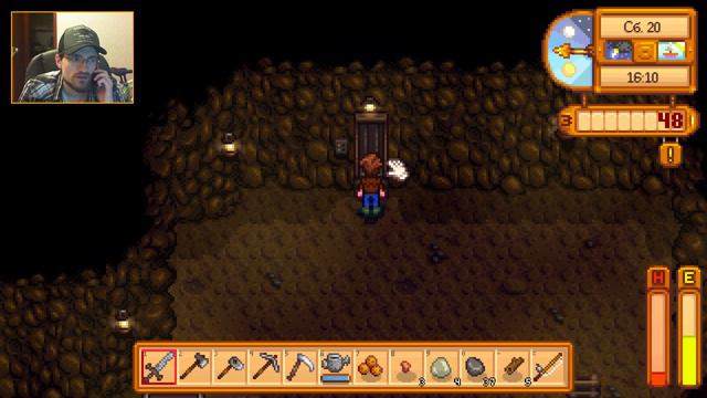 Шахта глубже, а новые семена прорастают | Прохождение Stardew Valley #8 смотреть онлайн