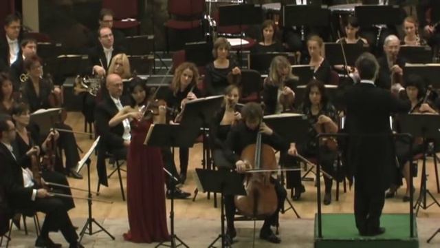 20111007 Violinist Fabiola Kim & Cellist Kirill Rodin play Brahms Double Concerto in Budapest смотреть онлайн