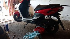 Замена масла в скутере gts sport 50 2018