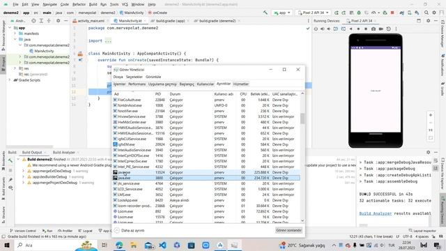 Could not remove dir - No such a file or directory hatası | Android Studio смотреть онлайн