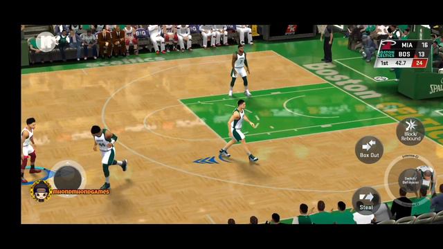 NBA 2K20 TO NBA 2K23 ROSTER BOSTON CELTICS VS MIAMI HEAT on android mobile | Gameplay смотреть онлайн