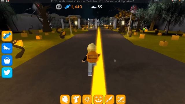 SECRET PUMPKIN CARVING SIMULATOR CODES!! смотреть онлайн