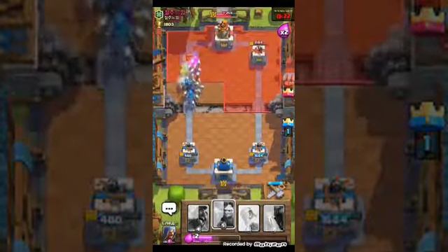 Играем в клеш рояль. Программа Mobizen смотреть онлайн