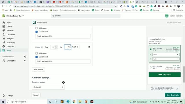 How to add Product Quantity Breaks and Discount bundle on Shopify Product Page смотреть онлайн