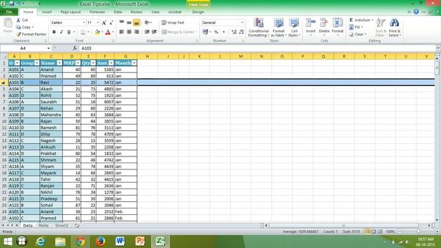 Shortcut to Hide Row and Column in Excel смотреть онлайн