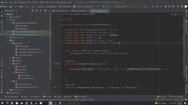 How to Create Tables in SQLite Database in Android смотреть онлайн